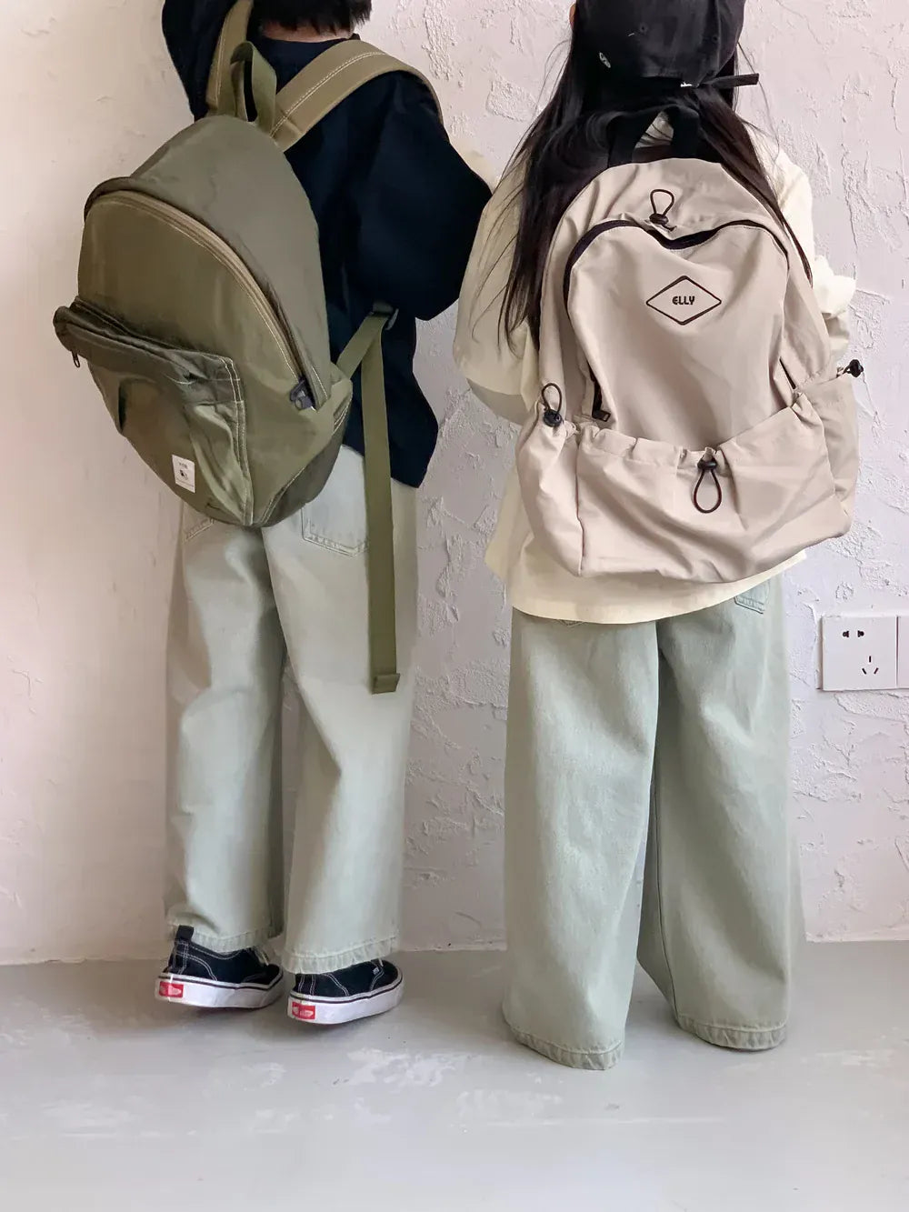 デニムパンツ キッズパンツ ダメージデニム ワイドルーズジーンズ ジーパン
