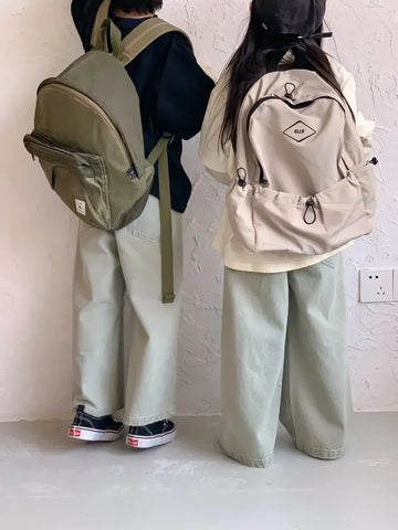 デニムパンツ キッズパンツ ダメージデニム ワイドルーズジーンズ ジーパン