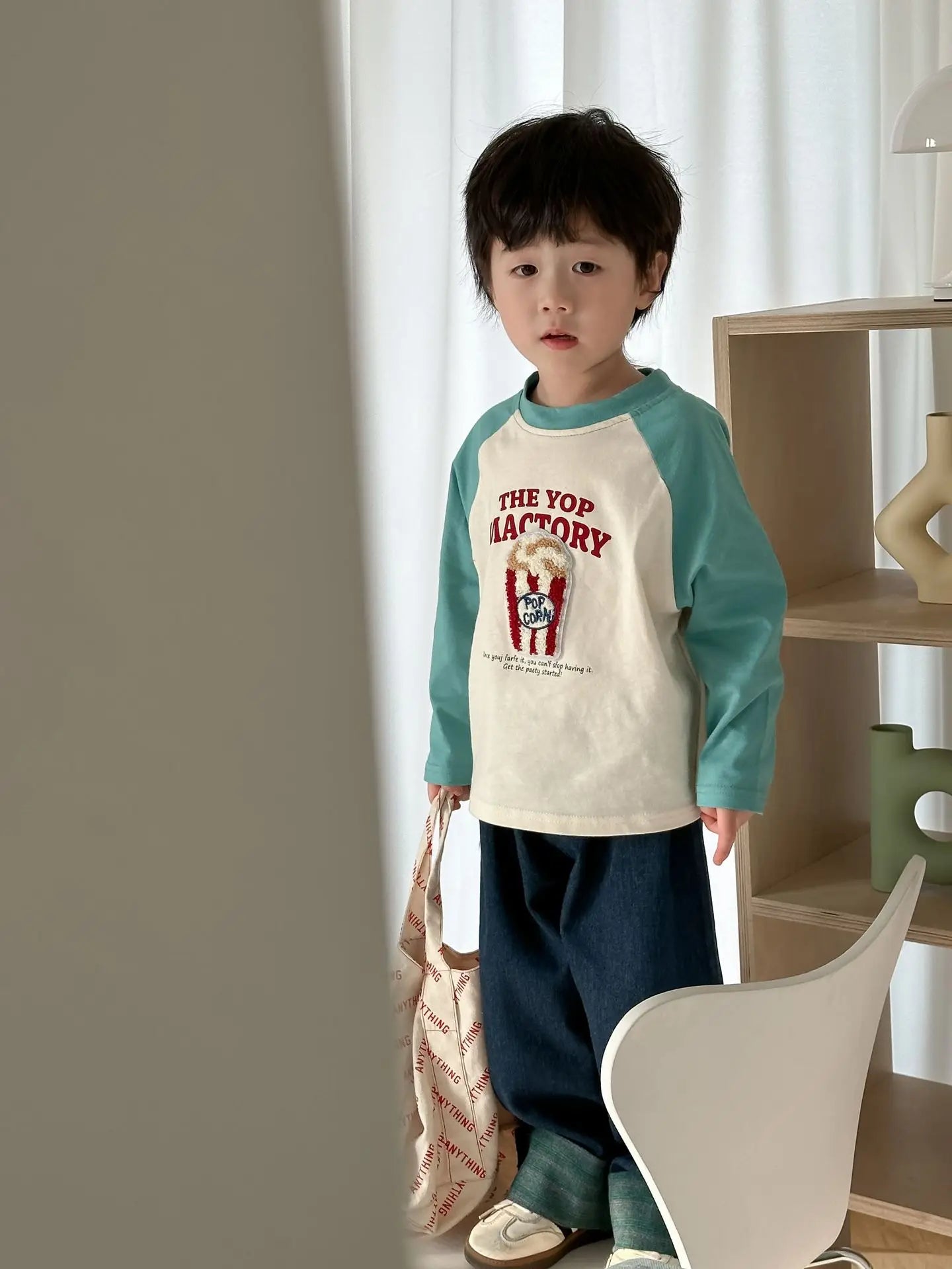 デニムパンツ キッズパンツ デニムパンツ ワイドルーズパンツ ロールアップ ジーンズ