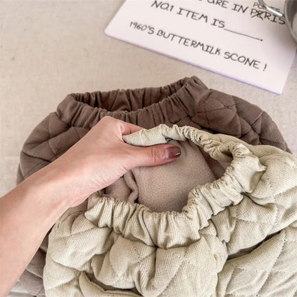 ロングパンツ・スウェットパンツ キッズ キルティング コーデュロイ パンツ 暖パン