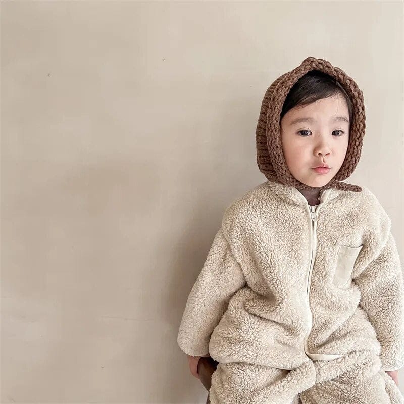 長袖セットアップ キッズ フリース スウェット セットアップ ジャケット パンツ