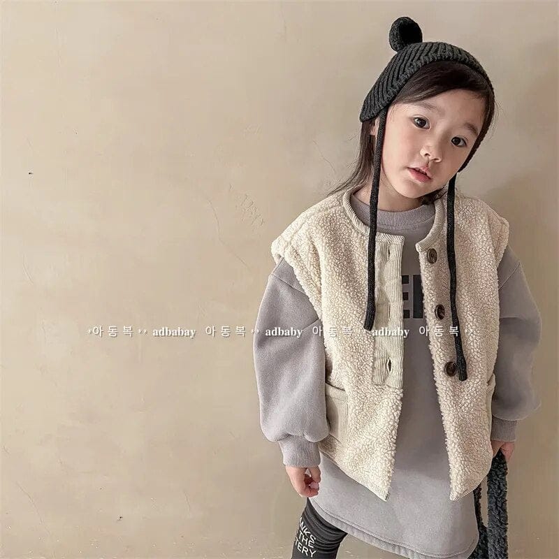 ベスト キッズ ボアフリース ベスト アウター