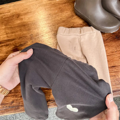 レギンスパンツ キッズ ハート レギンス パンツ