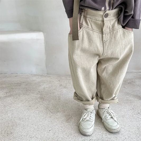 ロングパンツ・スウェットパンツ キッズ ルーズ ロング パンツ