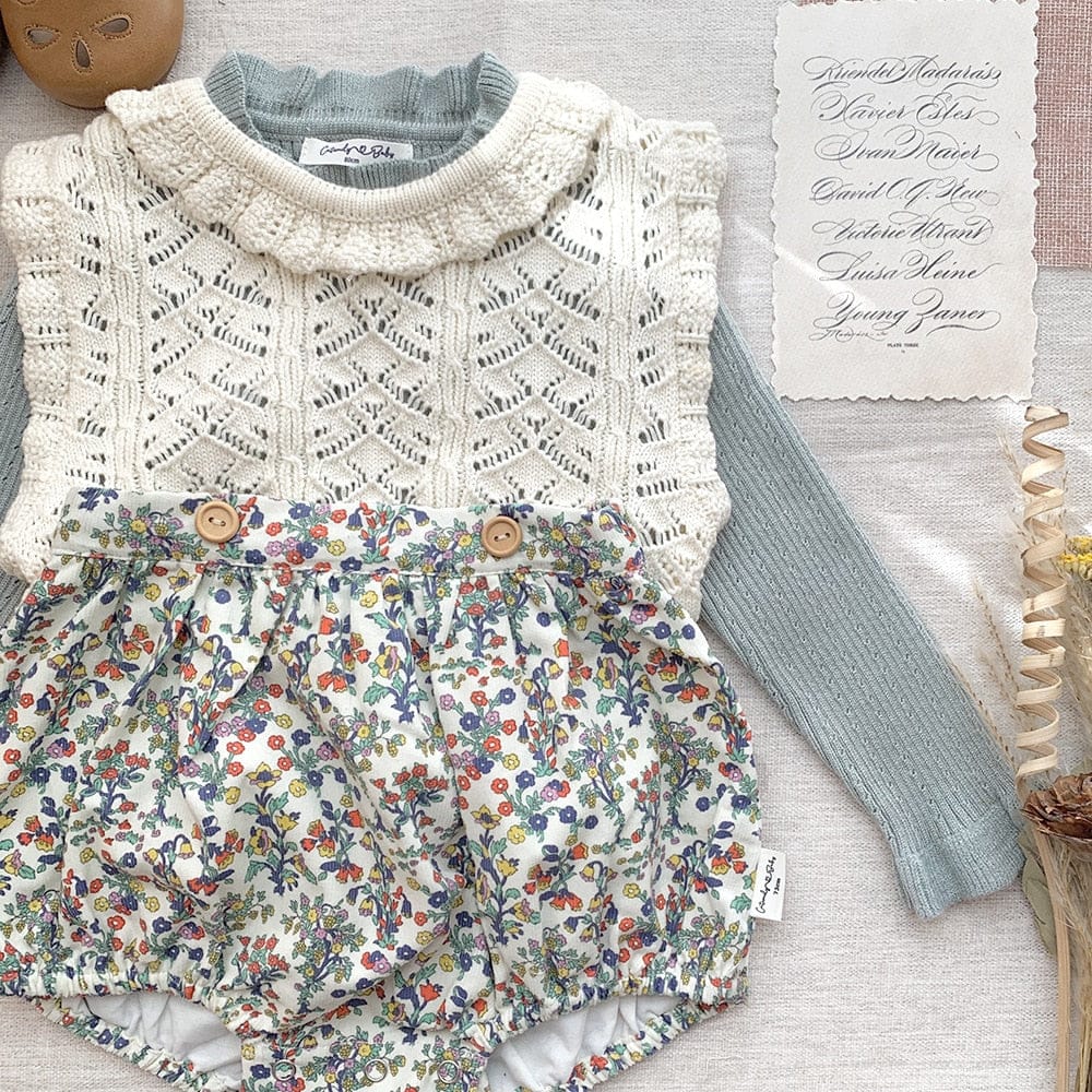 ニット・セーター キッズ ニット フリル 長袖 トップス セーター カットソー