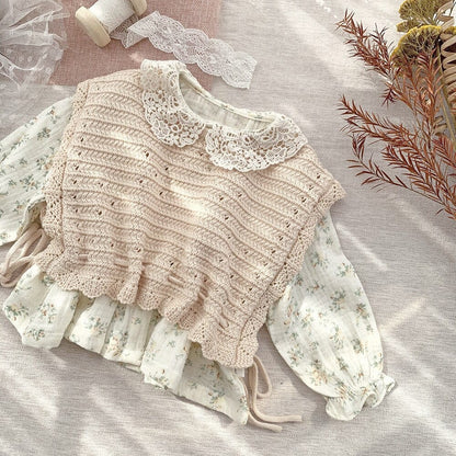 ベスト ベビー キッズ ニット ベスト ショール