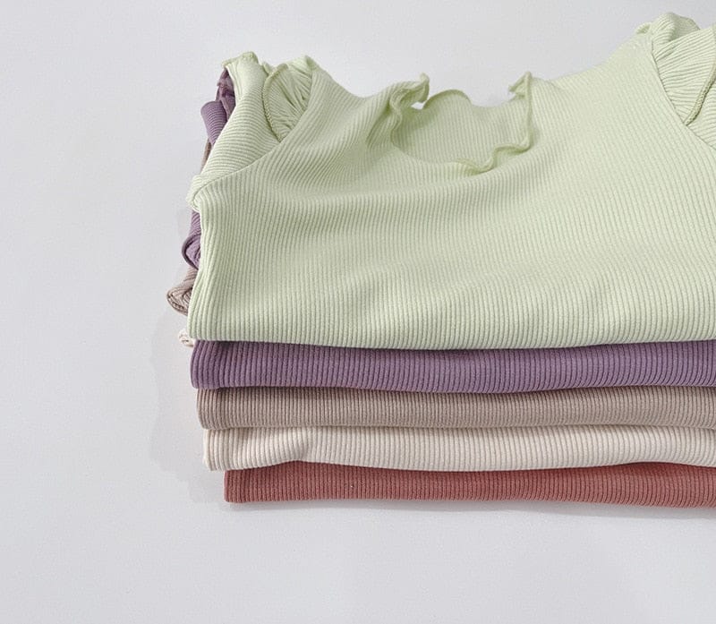 長袖パジャマ キッズ フリル 長袖 パジャマ セット