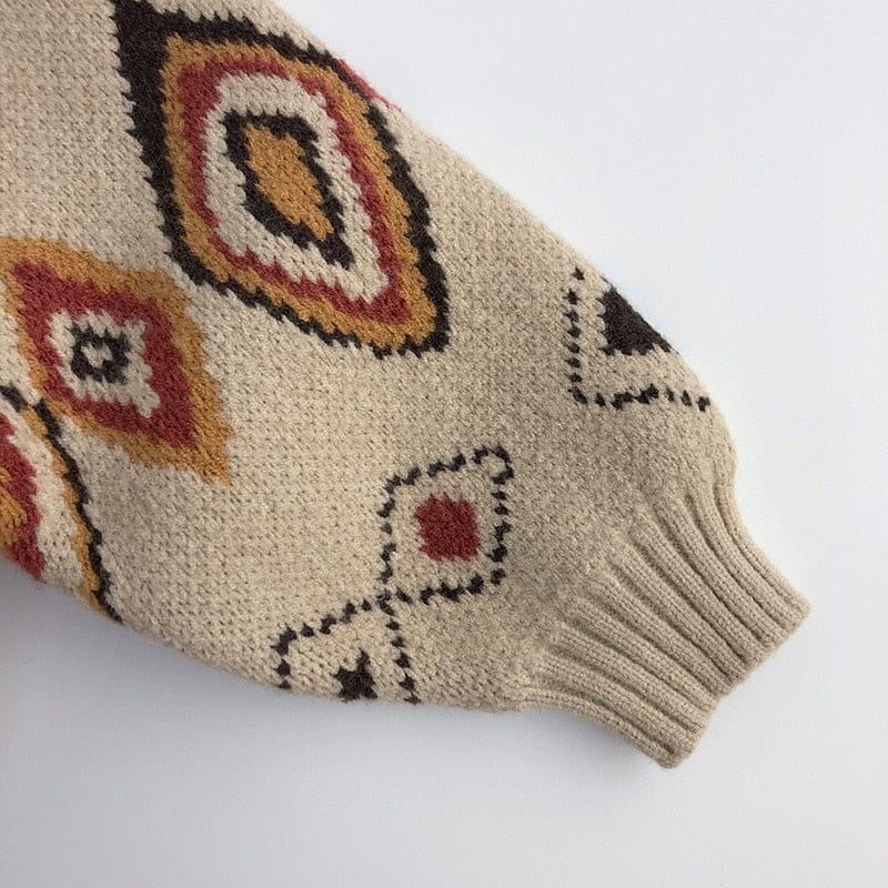 ニット・セーター キッズ ニット 幾何学 ルーズ セーター トップス ボーイズ