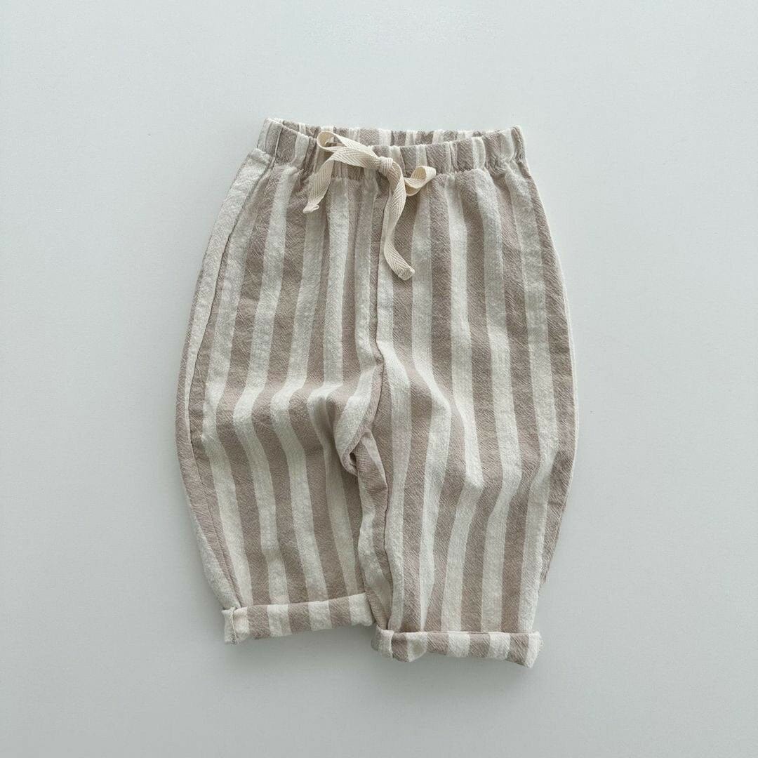 ロングパンツ・スウェットパンツ ベビー ストライプ ルーズ サマー ロングパンツ ボーイズ