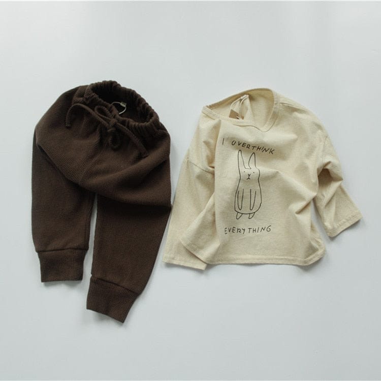 ロングパンツ・スウェットパンツ キッズ ニット リブ パンツ