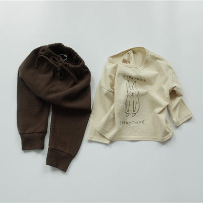 ロングパンツ・スウェットパンツ キッズ ニット リブ パンツ