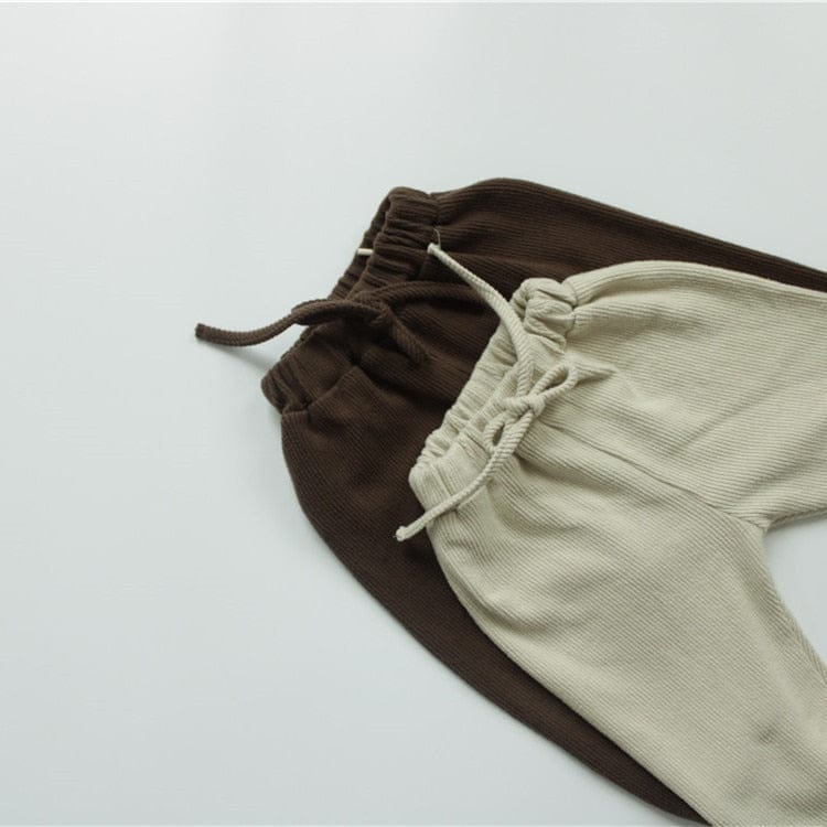ロングパンツ・スウェットパンツ キッズ ニット リブ パンツ