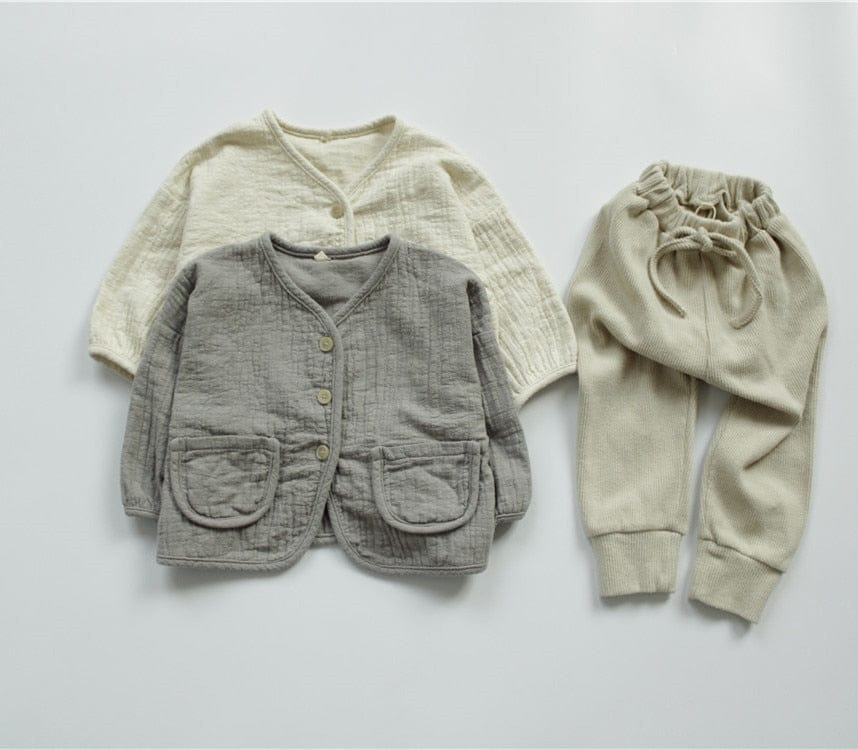 ショートコート・ジャケット・ジャンパー キッズ コットンリネン ジャケット