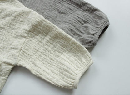 ショートコート・ジャケット・ジャンパー キッズ コットンリネン ジャケット