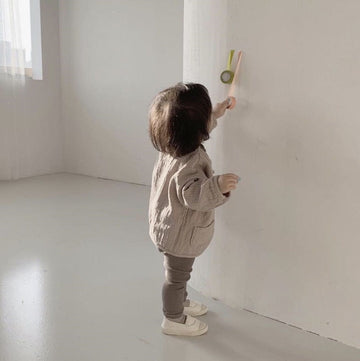 ショートコート・ジャケット・ジャンパー キッズ コットンリネン ジャケット