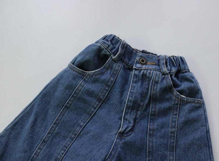 デニムパンツ キッズ デニム ふんわり バルーン パンツ ジーンズ