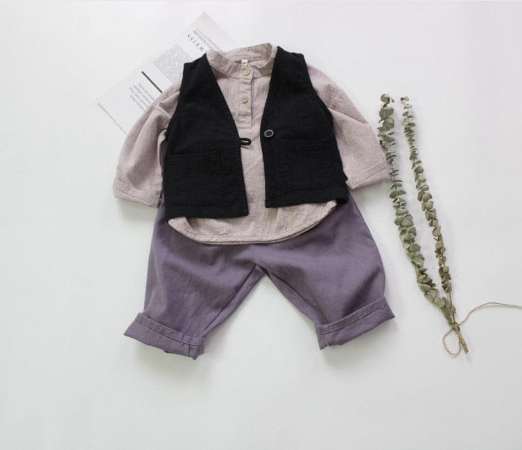 ロングパンツ・スウェットパンツ キッズ カラー コットン ルーズ パンツ