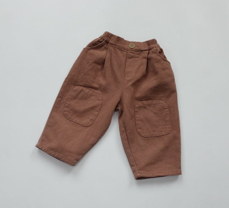 ロングパンツ・スウェットパンツ キッズ コットン ルーズ パンツ