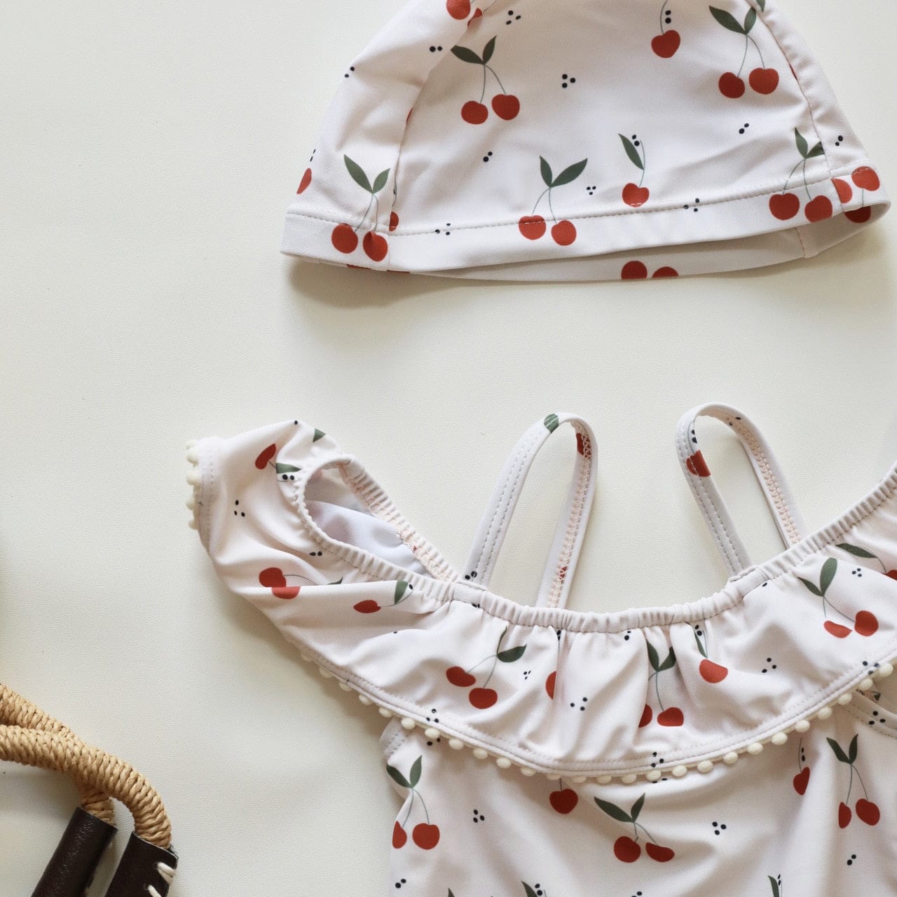 ベビー用水着 キッズ 水着 フラワー 花柄 ノースリーブ ワンピース ビキニ セパレート 帽子 セット スイムウェア 14スタイル ガールズ【mh0002216】