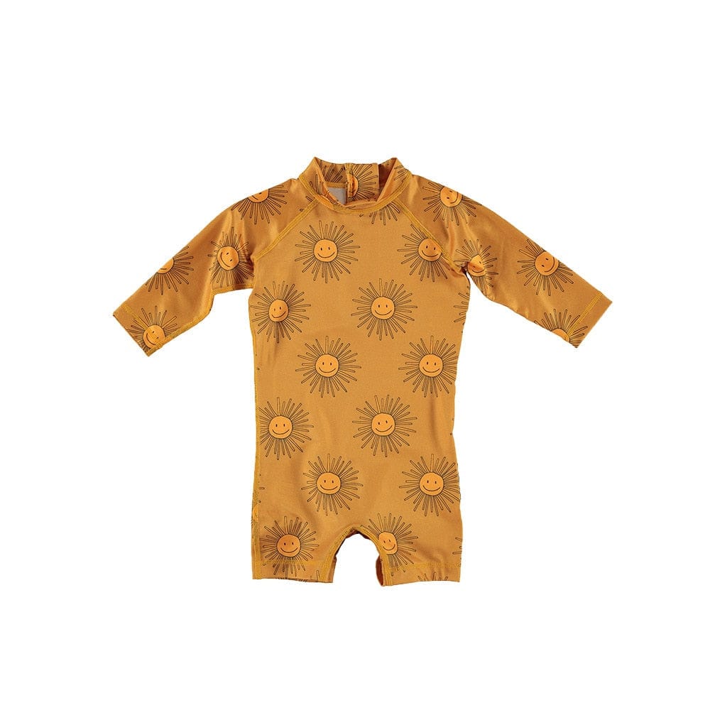 ベビー用水着 キッズ 水着 長袖 つなぎ ラッシュガード ワンピース ガールズ ボーイズ レオパード アイスクリーム 太陽 サン スイムウェア 15スタイル