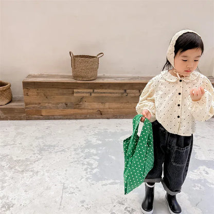 デニムパンツ キッズパンツ ルーズワイドデニムパンツ ジーンズ 2カラー