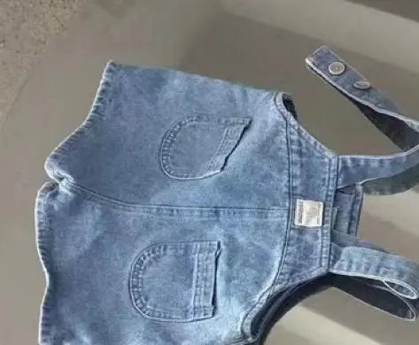 オーバーオール ベビーオーバーオール サスペンダーパンツ サロペット デニム 2カラー