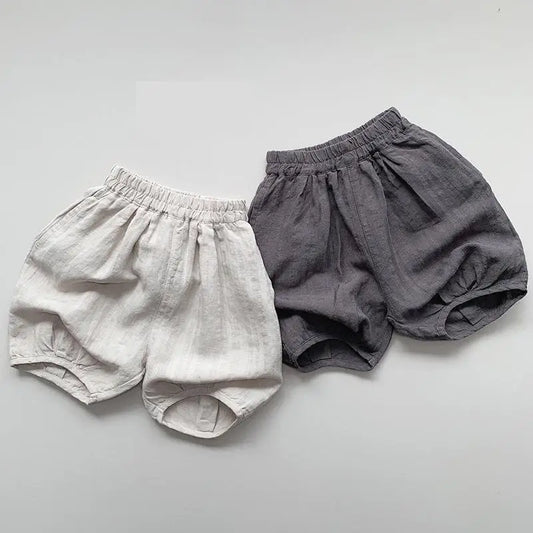 ハーフパンツ・ショートパンツ キッズパンツ バルーンショートパンツ レトロスタイル 2カラー