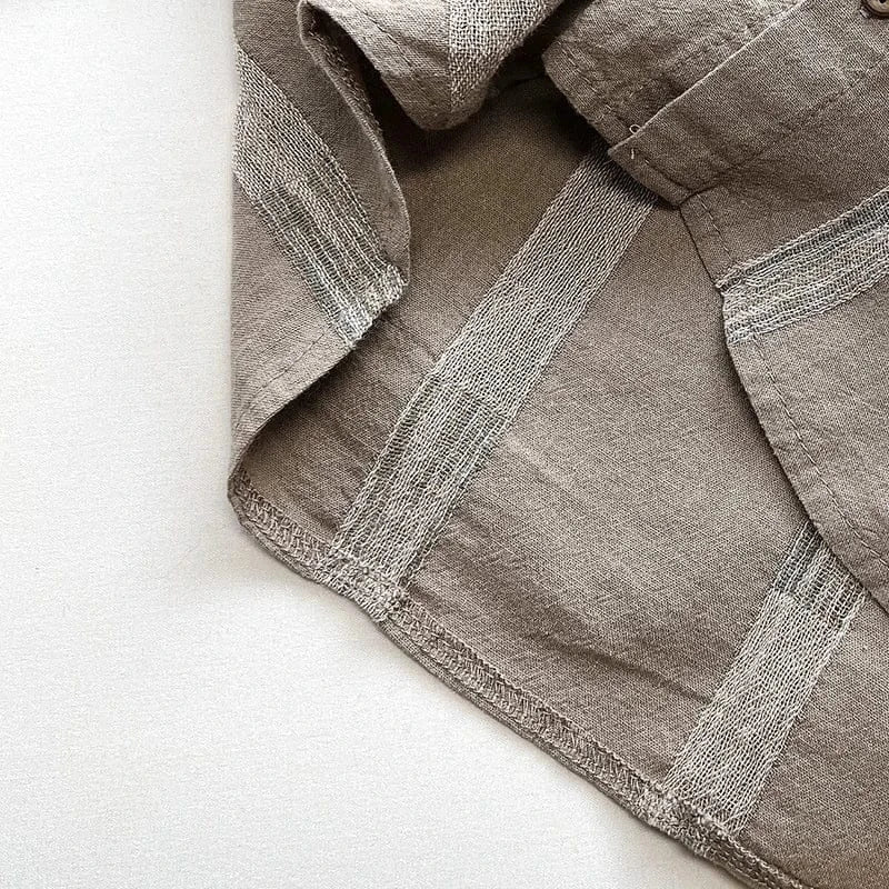 長袖シャツ・ブラウス キッズトップス 長袖シャツ 幾何学 ストライプ 2カラー