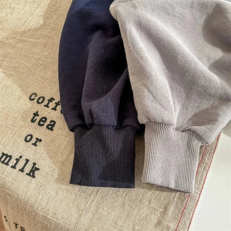 ロングパンツ・スウェットパンツ キッズパンツ スウェットパンツ ルーズロングパンツ レターロゴプリント 2カラー