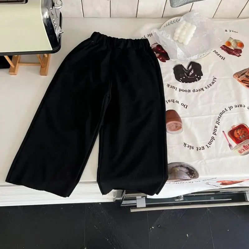 ロングパンツ・スウェットパンツ キッズパンツ 薄手 スウェットパンツ ルーズロングパンツ ジョガーパンツ 2カラー