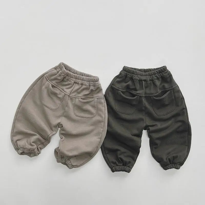 ロングパンツ・スウェットパンツ キッズパンツ ルーズスウェットパンツ ジョガーパンツ 2カラー