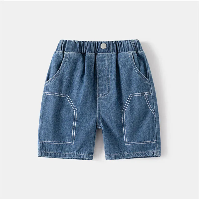 ハーフパンツ・ショートパンツ ☺︎ キッズパンツ デニム ハーフパンツ ショートパンツ ブルー/ブラック/2カラー