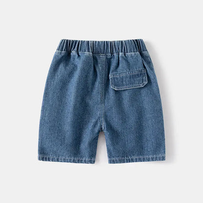 ハーフパンツ・ショートパンツ ☺︎ キッズパンツ デニム ハーフパンツ ショートパンツ ブルー/ブラック/2カラー