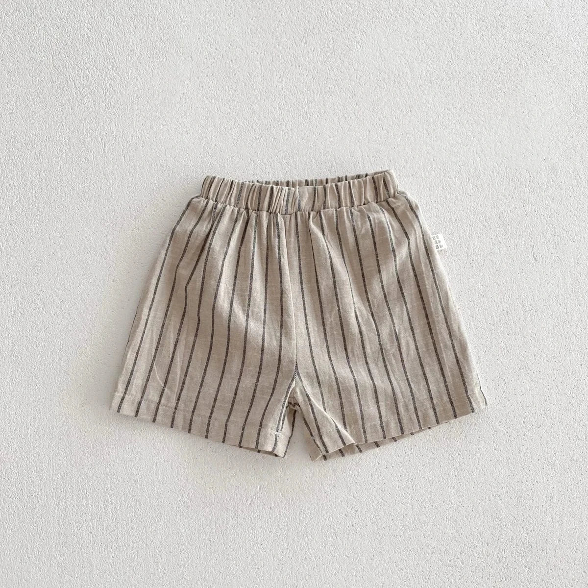 半袖セットアップ ☺︎ キッズセットアップ 2点セット 半袖シャツ ショートパンツ ストライプ