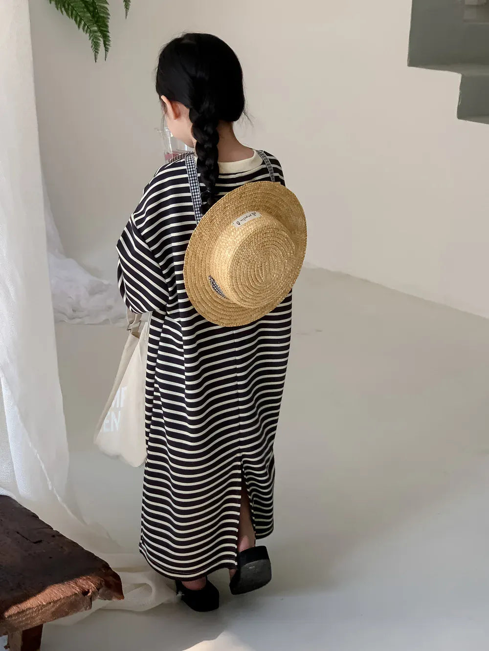 長袖セットアップ キッズセットアップ 2点セット ボーダー柄 スウェットシャツ ロングパンツ スウェットワンピース リンクコーデ 兄弟 姉妹 お揃いコーデ