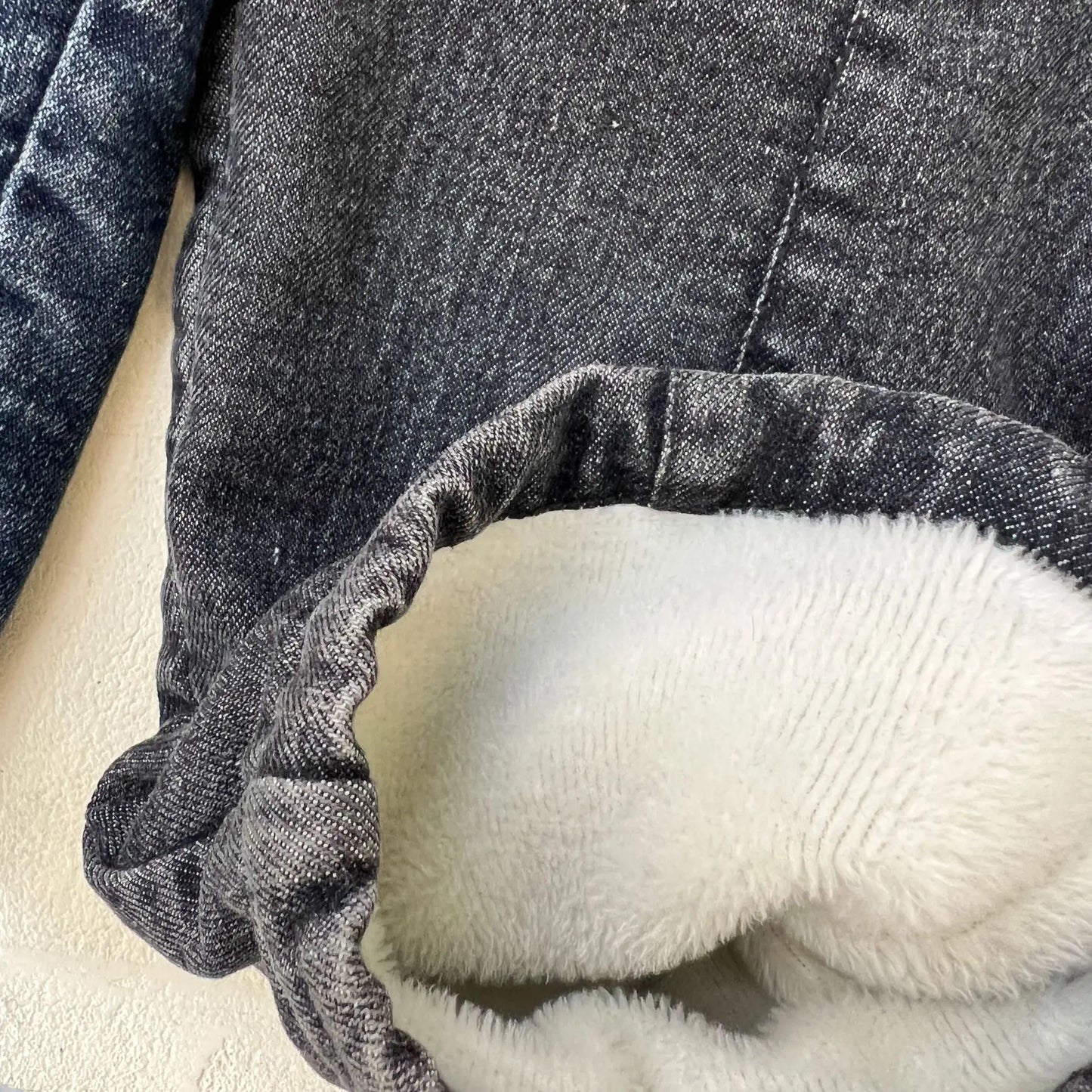 デニムパンツ キッズパンツ デニムパンツ 裏フリース ルーズパンツ 暖パン ジーンズ ブルー ブラック 2カラー