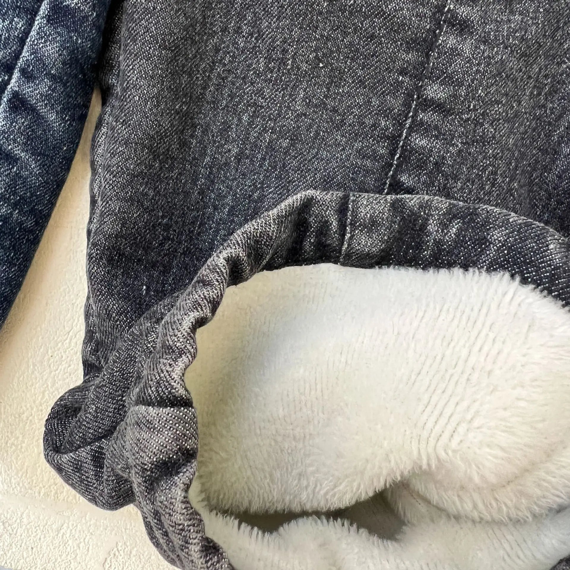 デニムパンツ キッズパンツ デニムパンツ 裏フリース ルーズパンツ 暖パン ジーンズ ブルー ブラック 2カラー