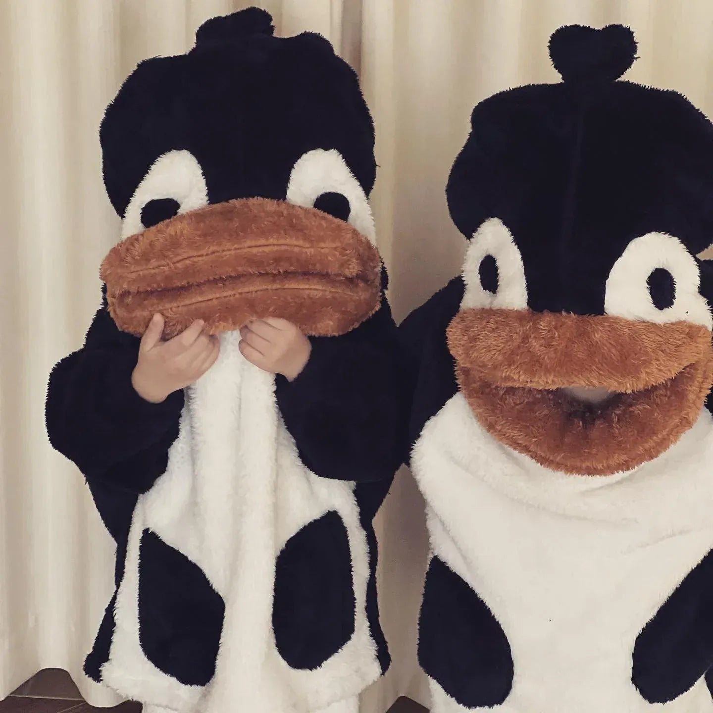 長袖セットアップ キッズパジャマセット コスチューム ペンギン着ぐるみ 仮装 ワンピース セットアップ 2点セット リンクコーデ ユニセックス 男の子 女の子 子供服