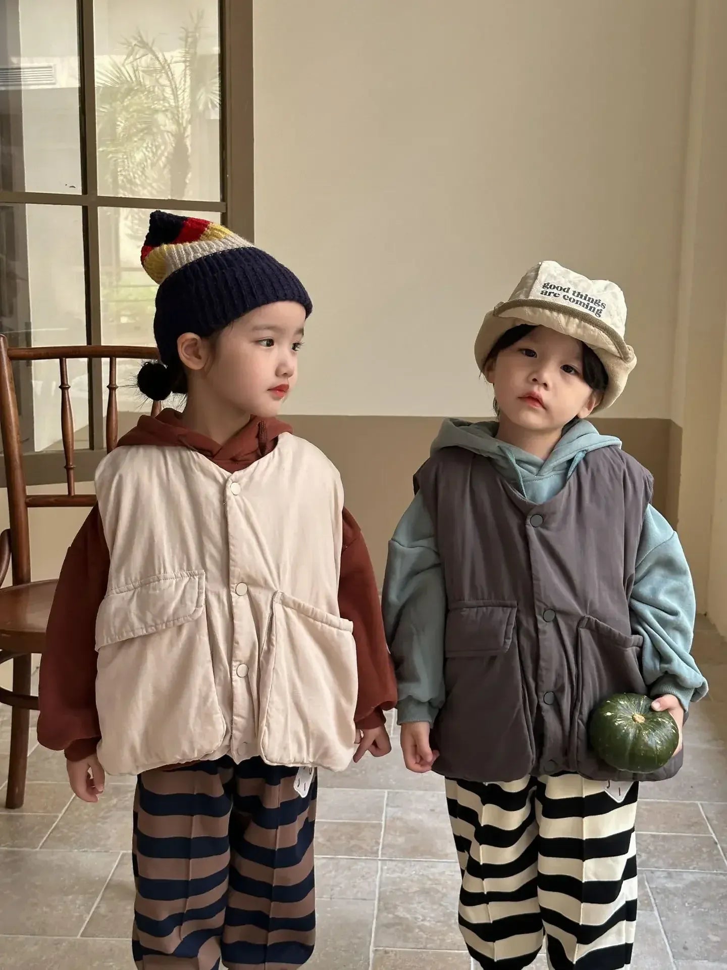 ベスト キッズベスト 裏ボアフリースルーズベスト アウター 2カラー ボーイズ 男の子 子供服
