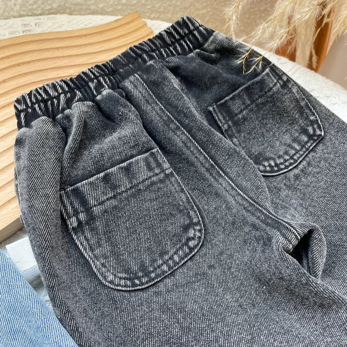 デニムパンツ ☺︎ ベビーパンツ デニムパンツ ジーンズ ジーパン ブラック ブルー 2カラー ボーイズ 男の子 子供服