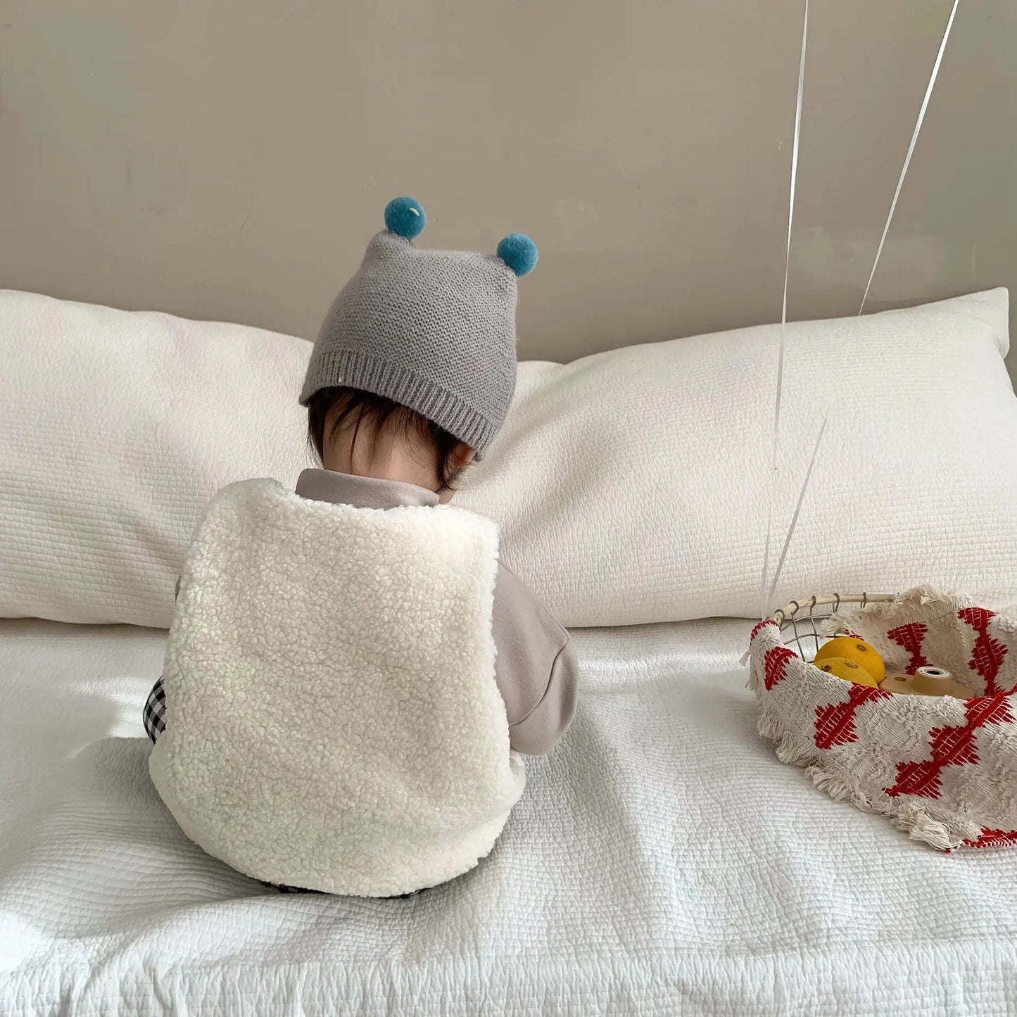 ベスト ベビーベスト ボアフリースアウターベスト アニマルワッペン 2カラー ボーイズ 男の子 子供服