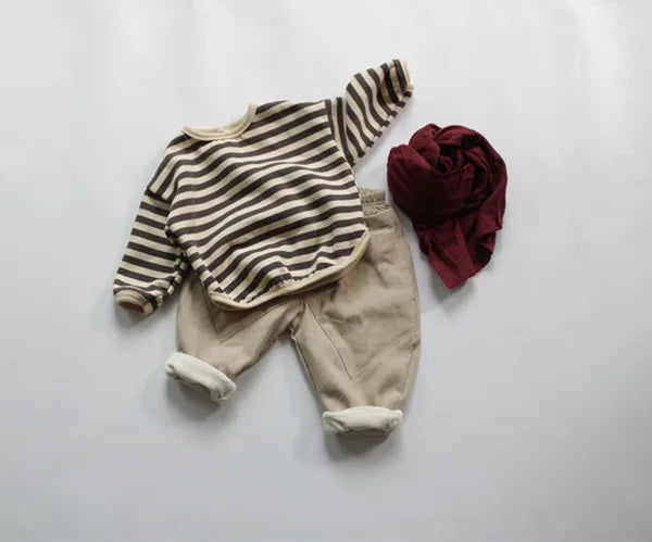 ロングパンツ・スウェットパンツ キッズパンツ 裏起毛 パッチワークパンツ カーキ コーヒー 2カラー ボーイズ 男の子 子供服