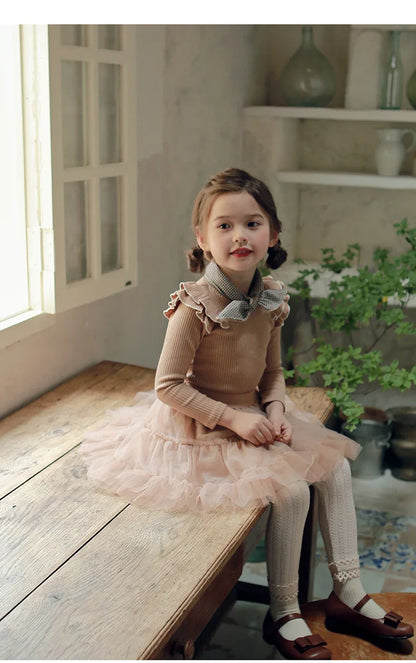 スカート キッズスカート チュチュ チュールボリュームスカート プリンセススカート 2カラー ガールズ 女の子 子供服