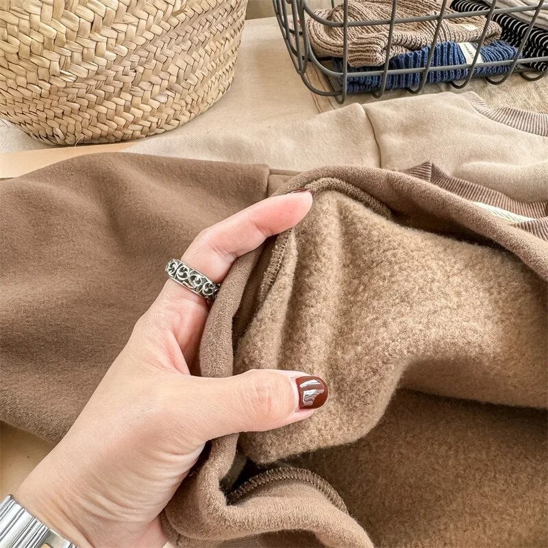 トレーナー・フーディ キッズスウェットシャツ トレーナー くま ベアプリント バットスリーブ ドルマンスリーブ グレー ブラウン 2カラー ユニセックス 男の子 女の子 子供服