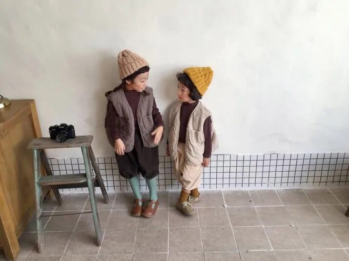 ベスト ベビーベスト キッズベスト アウターベスト ポケットベスト コーヒー ベージュ 2カラー ボーイズ 男の子 子供服
