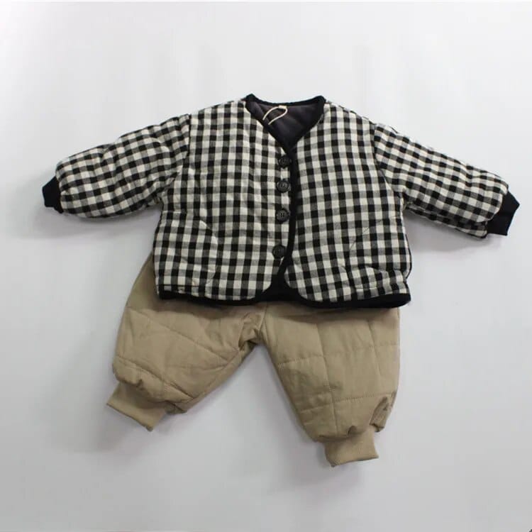 ロングパンツ・スウェットパンツ キッズパンツ キルティング 裏フリース 防寒 アウターパンツ グレー カーキ 2カラー ユニセックス 男の子 女の子 子供服