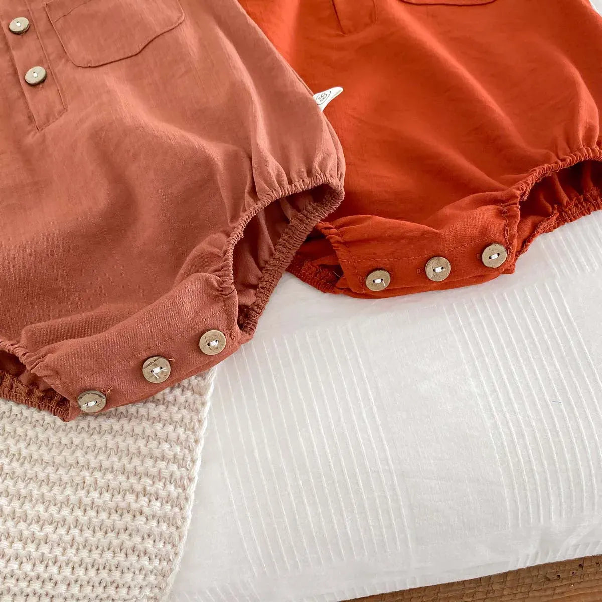 半袖ロンパース ベビーロンパース 半袖シャツボディスーツ 2カラー【mh0004478】