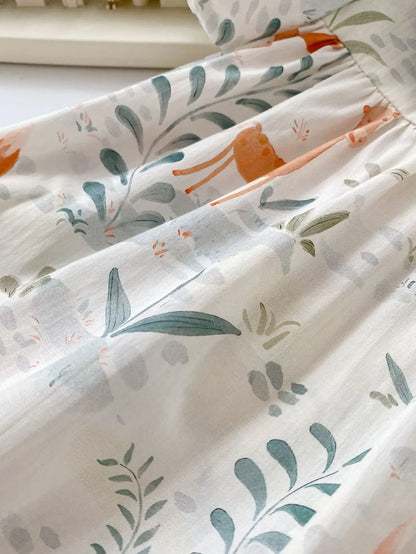 半袖セットアップ ベビーロンパース/セットアップ 2点セット 半袖パフスリーブジャンプスーツ/半袖ブラウス+バルーンショートパンツ リンクコーデ 姉妹 お揃いコーデ【mh0004671】