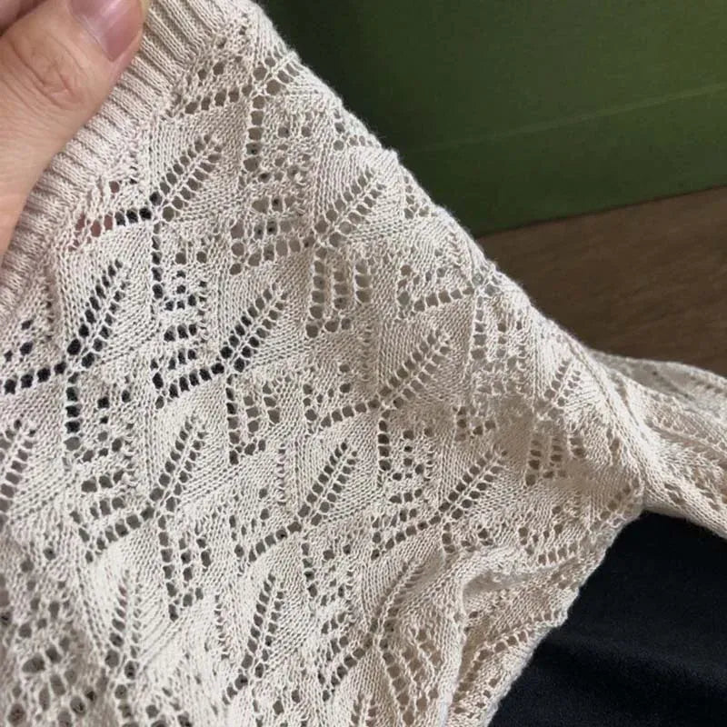 カーディガン・パーカー キッズカーディガン サマーニット レースニットジャケット 冷房対策 2カラー【mh0005197】