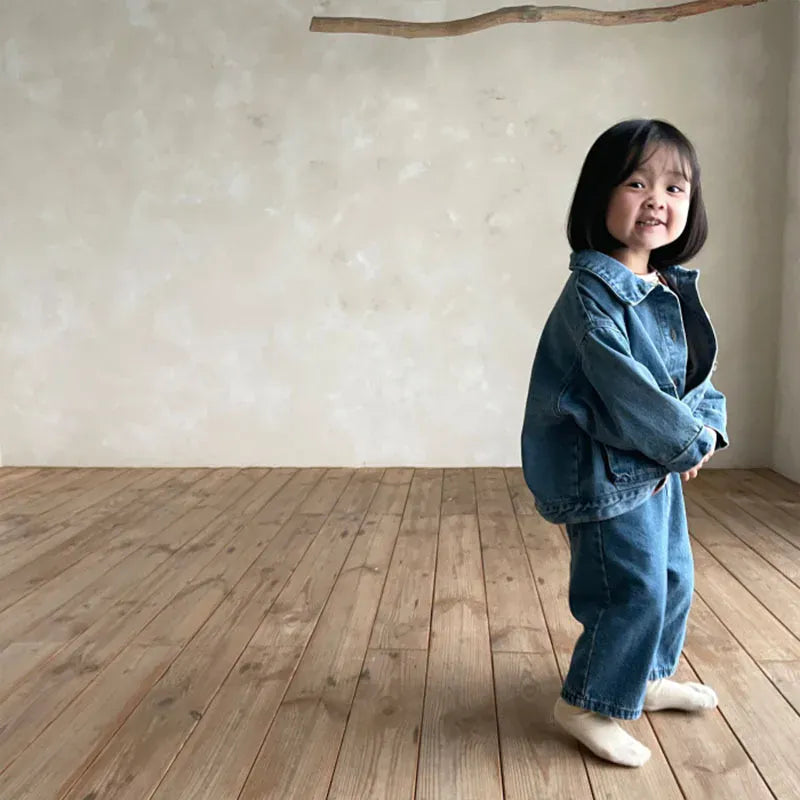 デニムパンツ ベビーパンツ デニムパンツ シンプルベーシック ジーンズ ジーパン 2カラー【mh0005359】